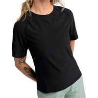 Siroko camiseta ciclismo mujer Map Black vista frontal