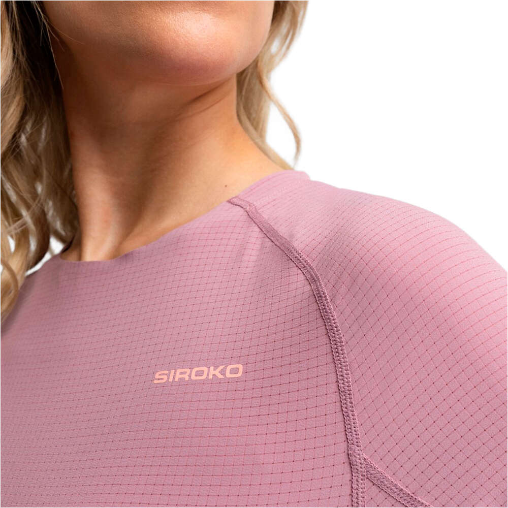 Siroko camiseta ciclismo mujer Map Purple 03