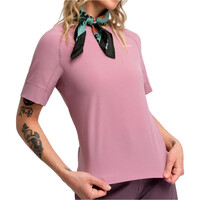 Siroko camiseta ciclismo mujer Map Purple vista frontal