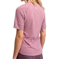 Siroko camiseta ciclismo mujer Map Purple vista trasera