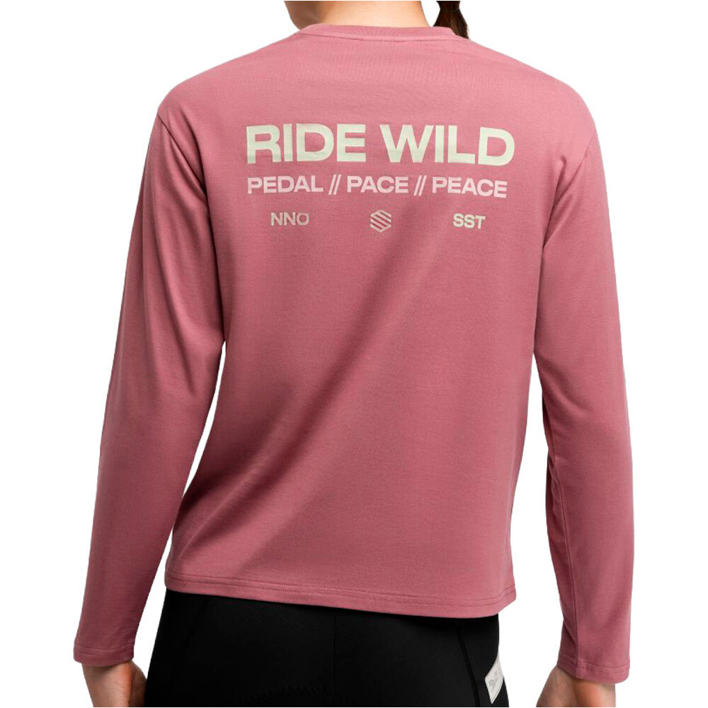 Siroko camiseta ciclismo mujer Rutted-W vista trasera
