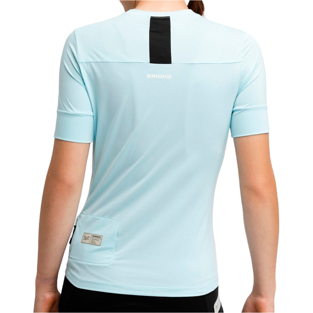 Siroko camiseta ciclismo mujer Spugla-W vista trasera