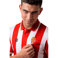 Siroko camiseta de fútbol oficiales SPORTING GIJON 27 HOME SS SHIRT vista detalle