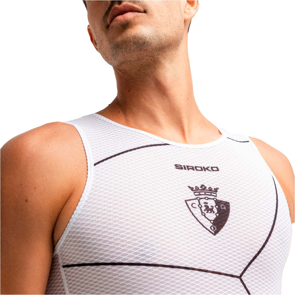 Siroko camiseta térmica manga corta OS BL Luchador White vista detalle