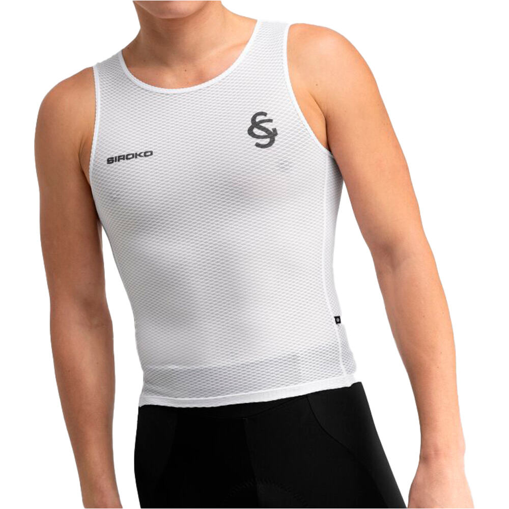 Siroko camiseta térmica manga corta SC BL Mareona vista frontal