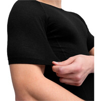 Siroko camiseta térmica manga corta SRX Black Ice vista detalle