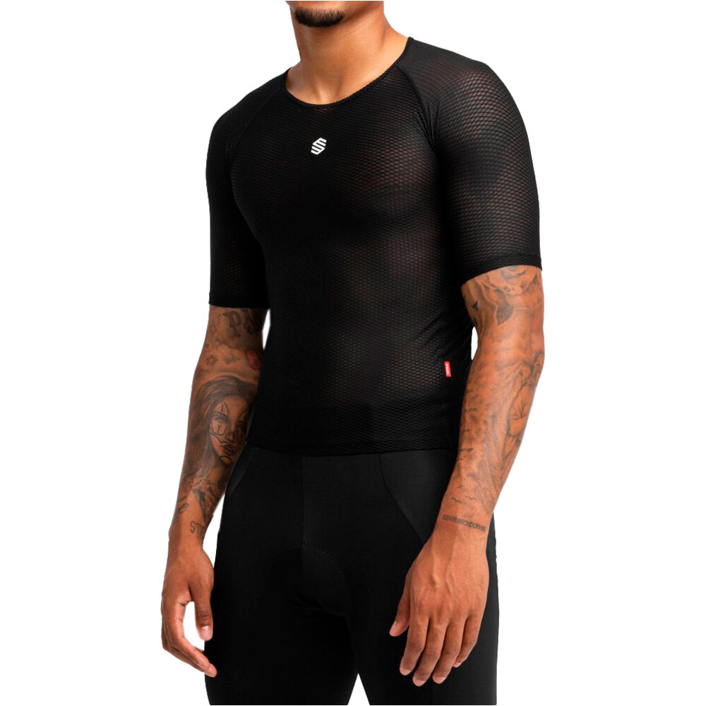Siroko camiseta térmica manga corta Ultrablack vista frontal