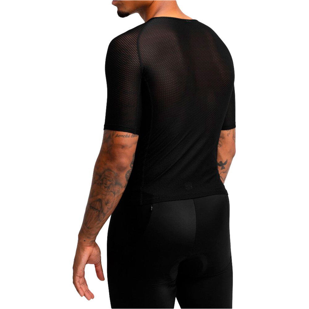 Siroko camiseta térmica manga corta Ultrablack vista trasera