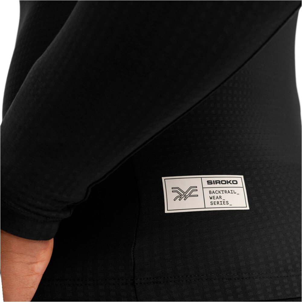 Siroko camiseta térmica manga larga Ring Road vista detalle