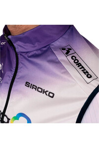 Siroko chaleco ciclismo cortavientos BBBH 26 V1 Burgos vista detalle
