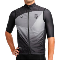 Siroko chaleco ciclismo cortavientos OS V1 Luchador Black vista frontal