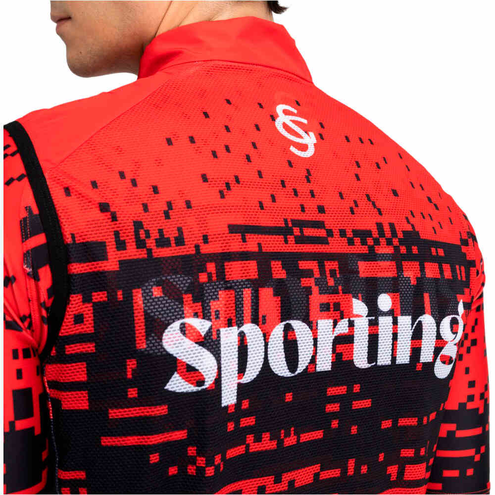 Siroko chaleco ciclismo cortavientos SC V1 Ascenso vista detalle