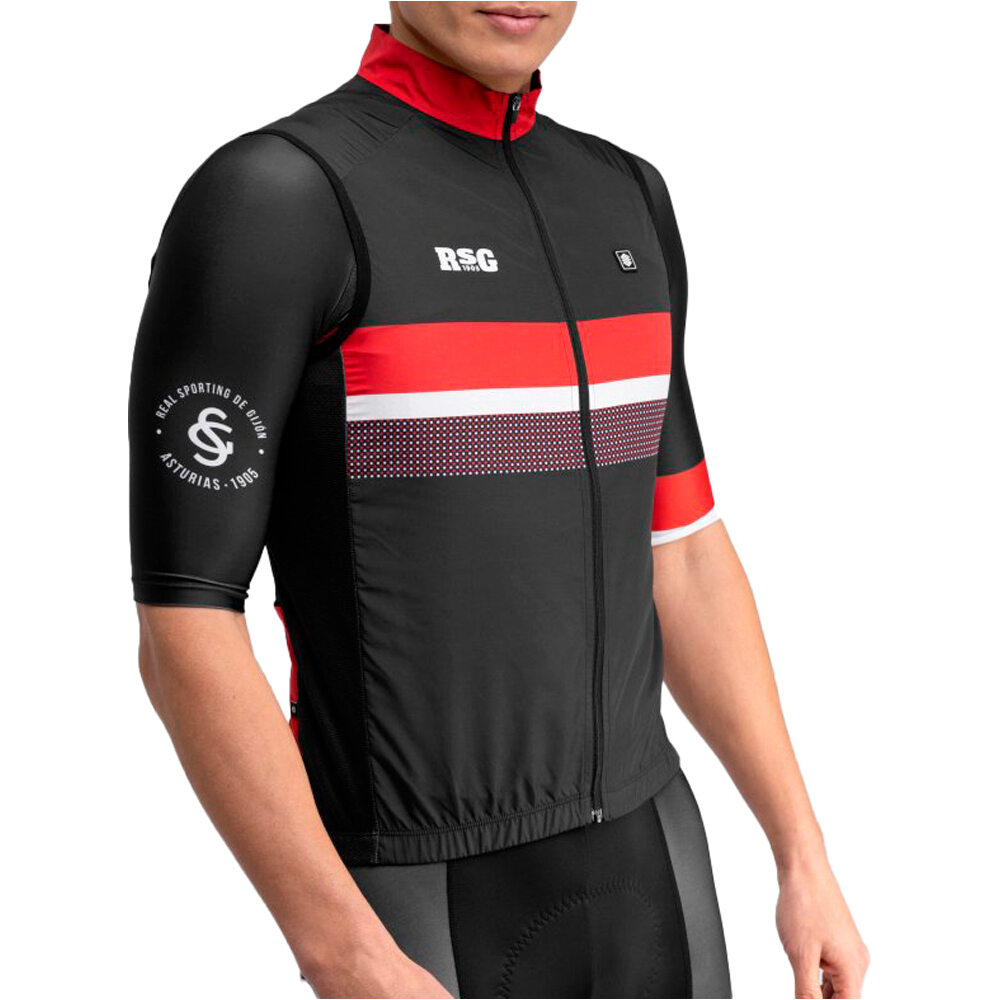 Siroko chaleco ciclismo cortavientos SC V1 Capitn vista frontal