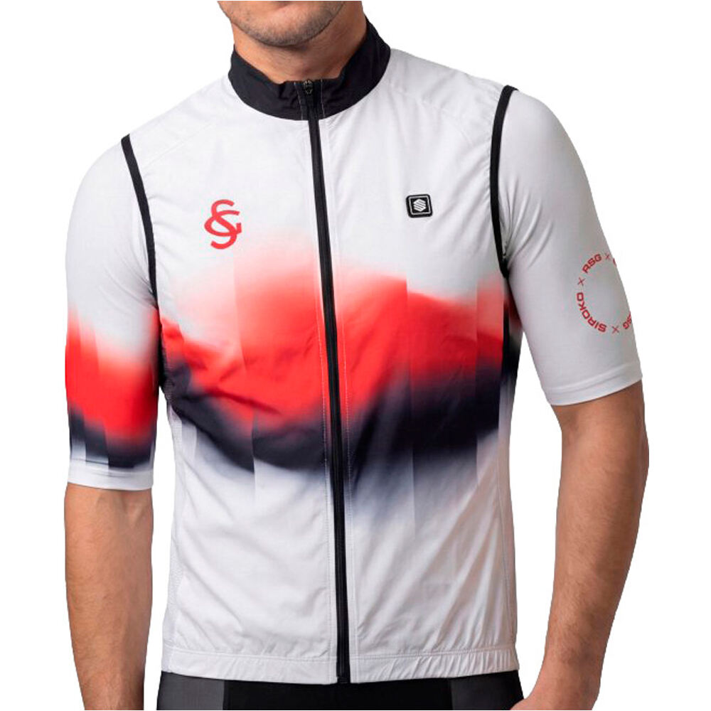 Siroko chaleco ciclismo cortavientos SC V1 Idolo vista frontal