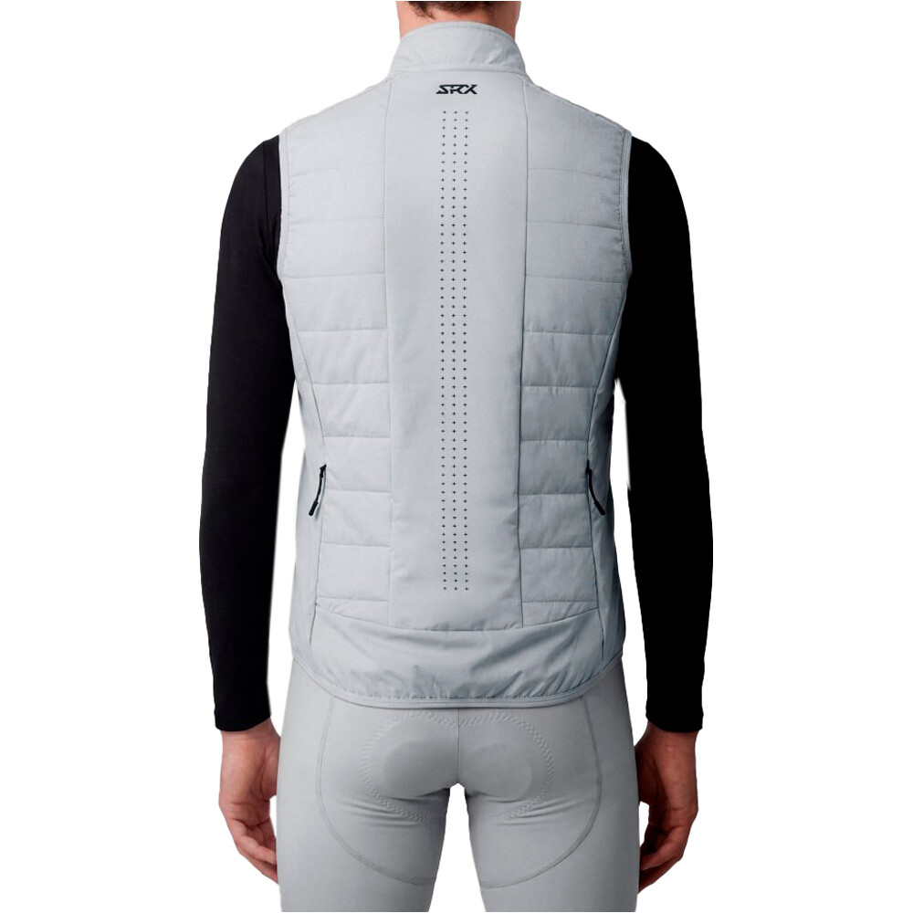Siroko chaleco ciclismo cortavientos SRX Ultra Warm vista trasera