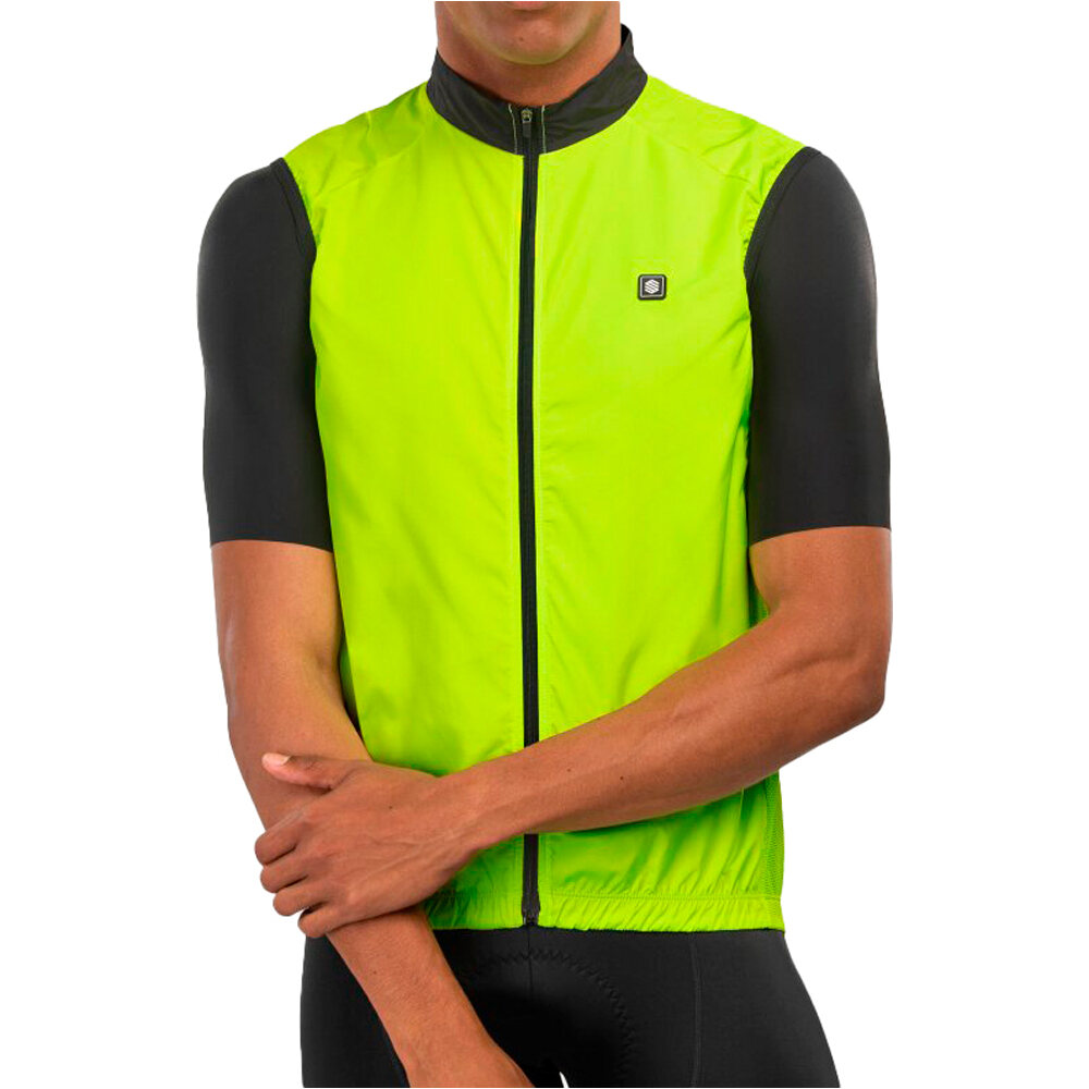 Siroko chaleco ciclismo cortavientos V1 Langkawi vista frontal