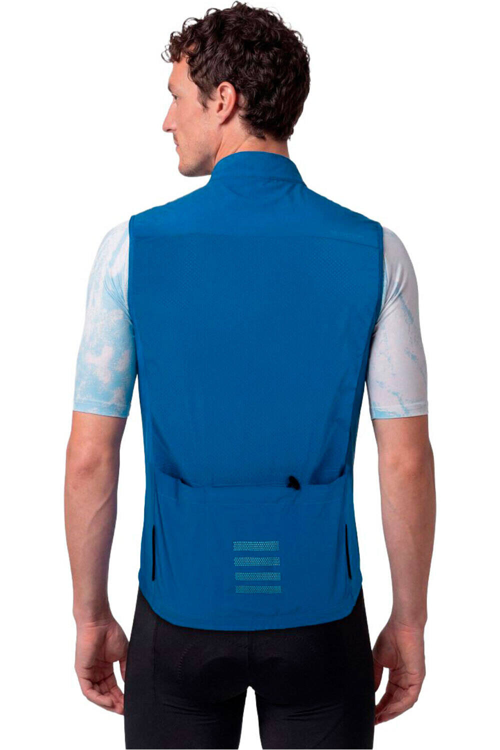 Siroko chaleco ciclismo hombre V2 Breeze vista trasera