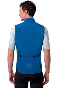 Siroko chaleco ciclismo hombre V2 Breeze vista trasera