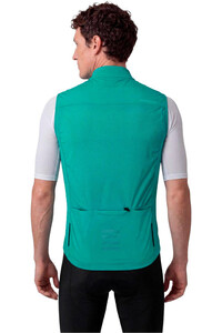 Siroko chaleco ciclismo hombre V2 Breeze vista trasera