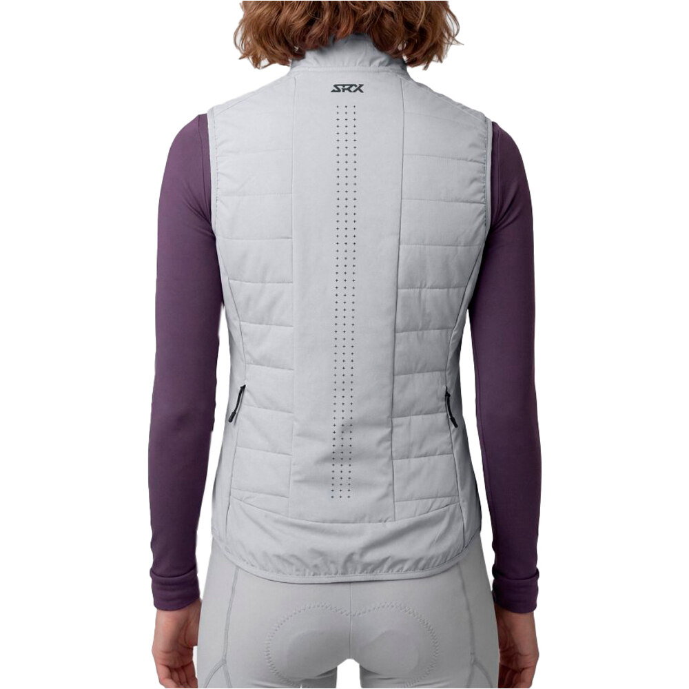 Siroko chaleco ciclismo SRX Ultra Warm-W vista trasera