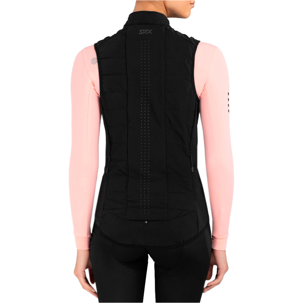 Siroko chaleco ciclismo SRX Ultra Warm-W vista trasera