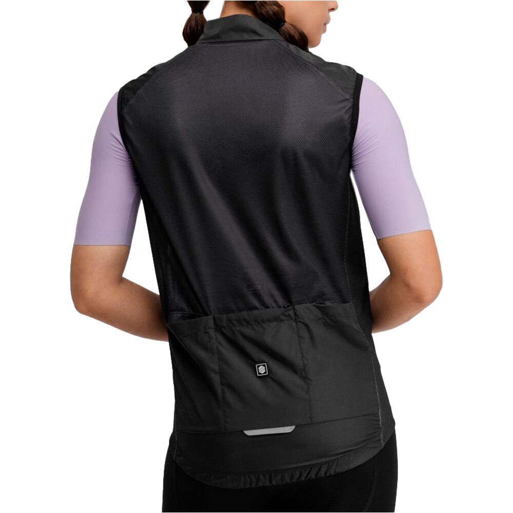Siroko chaleco ciclismo V1-W vista trasera
