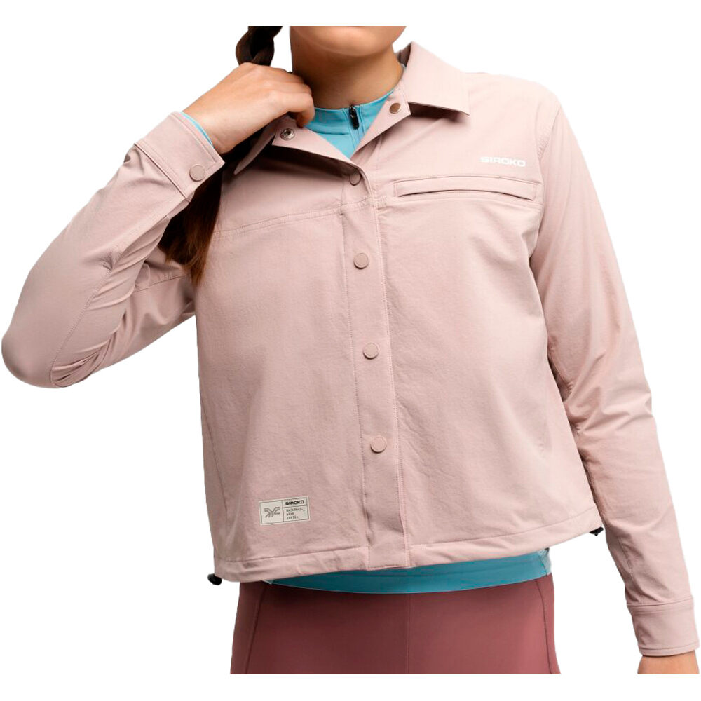 Siroko chaqueta ciclismo mujer Emberly vista frontal