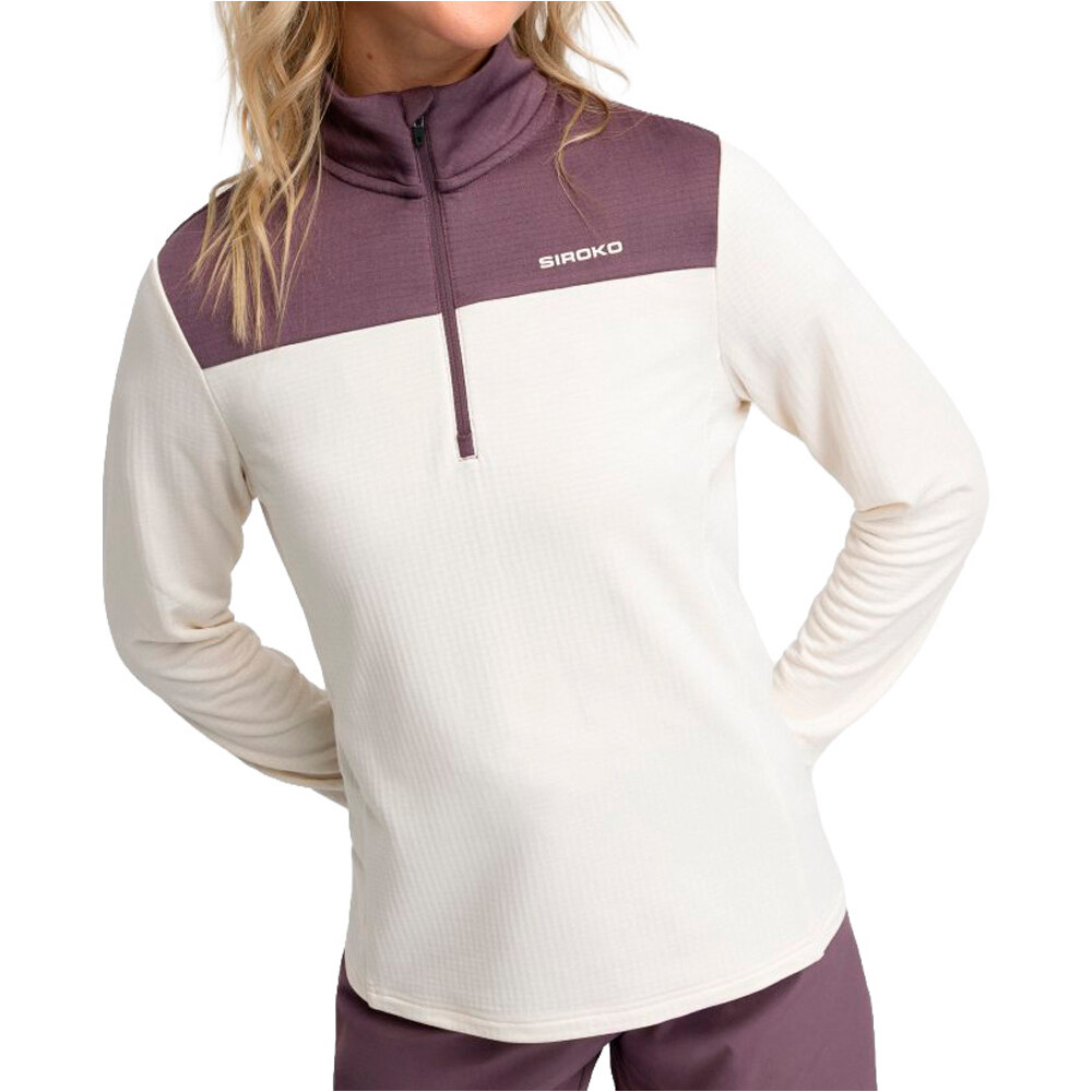 Siroko chaqueta ciclismo mujer Soulful Sand vista frontal