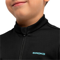 Siroko chaqueta ciclismo niño K-Core Wheelie vista detalle