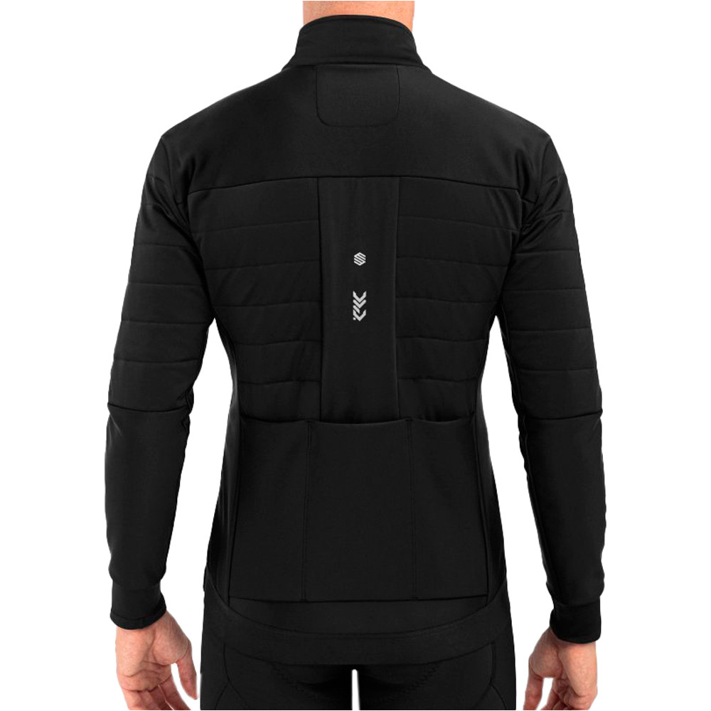 Siroko cortavientos ciclismo hombre DW Territory vista trasera