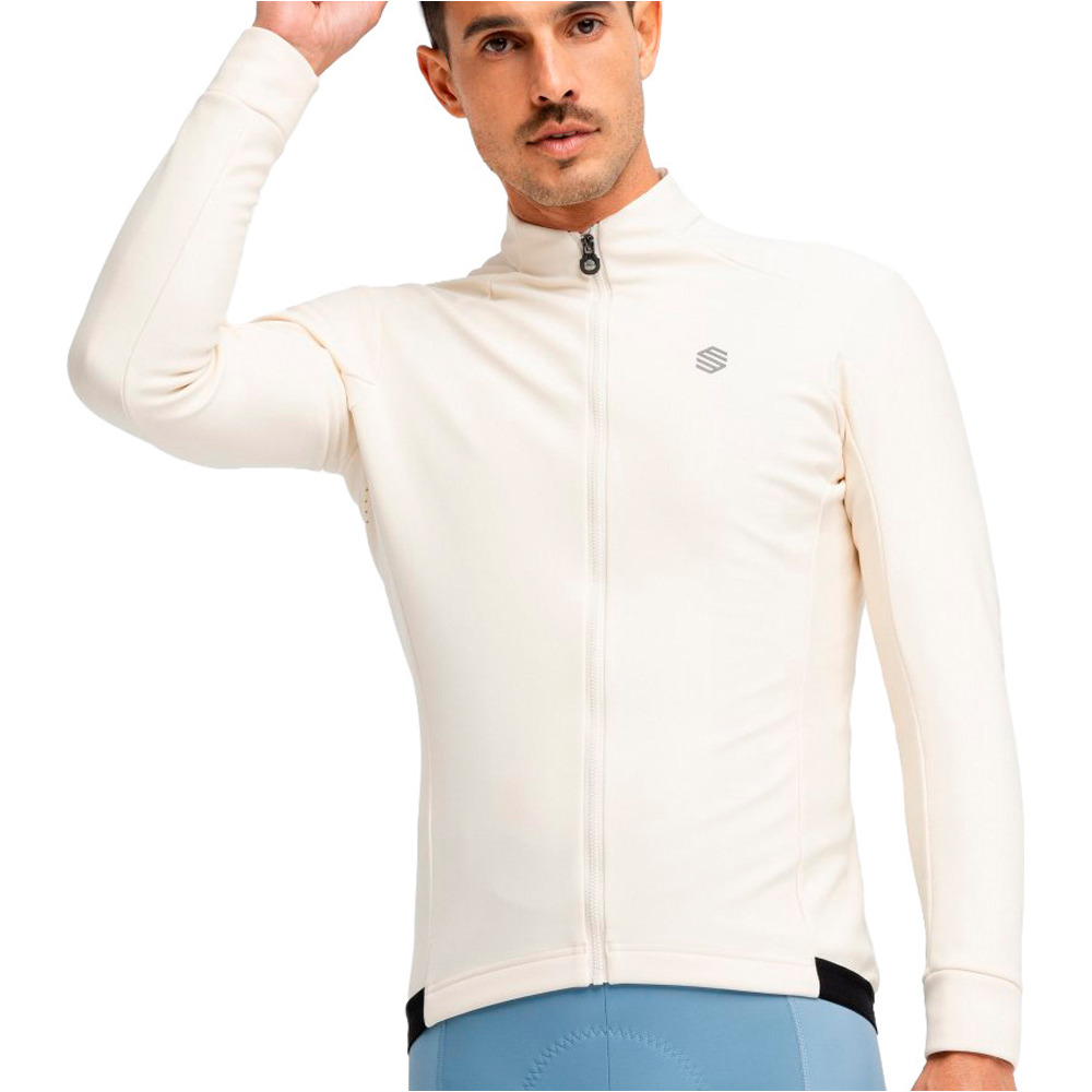 Siroko cortavientos ciclismo hombre J1 Naranco vista frontal