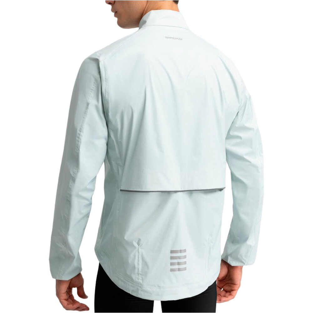 Siroko cortavientos ciclismo hombre J2 Nivolet vista trasera