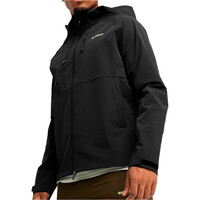 Siroko cortavientos ciclismo hombre MTB Zone Anthracite vista frontal