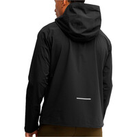 Siroko cortavientos ciclismo hombre MTB Zone Anthracite vista trasera