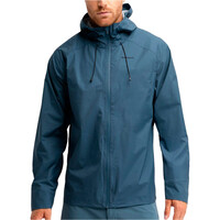 Siroko cortavientos ciclismo hombre Uncharted Indigo vista frontal