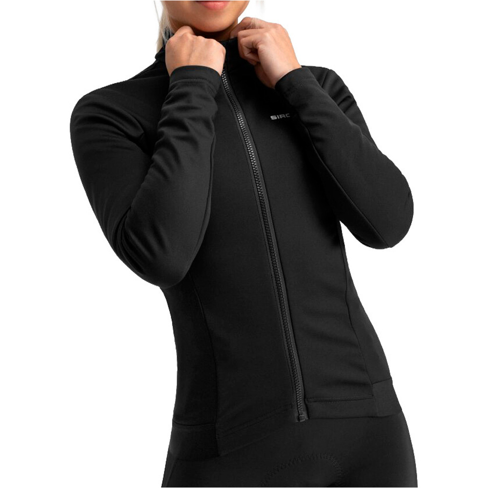 Siroko cortavientos ciclismo mujer Core Abyss vista frontal