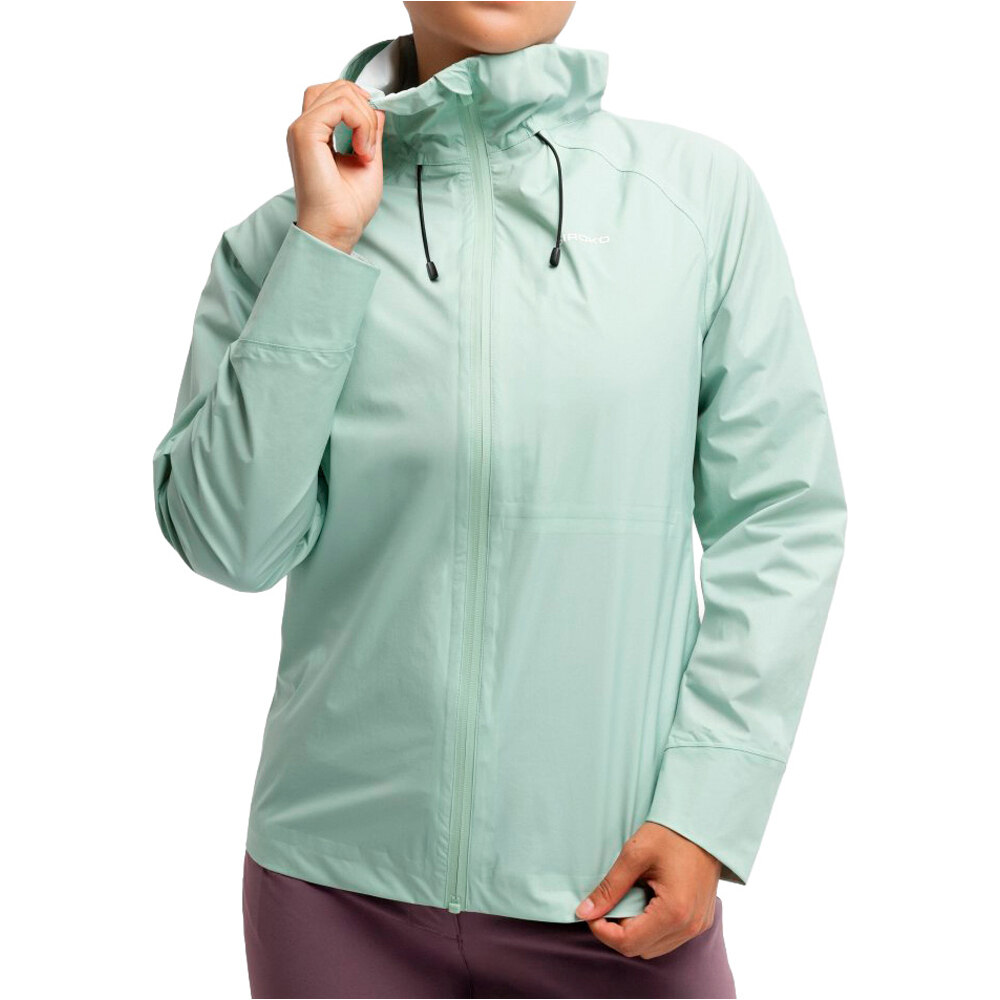 Siroko cortavientos ciclismo mujer Grace vista frontal