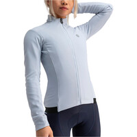 Siroko cortavientos ciclismo mujer J1 Bluebell vista frontal