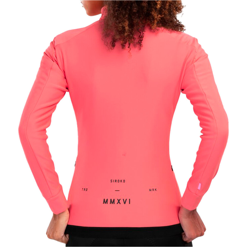 Siroko cortavientos ciclismo mujer J1 Breakaway vista trasera