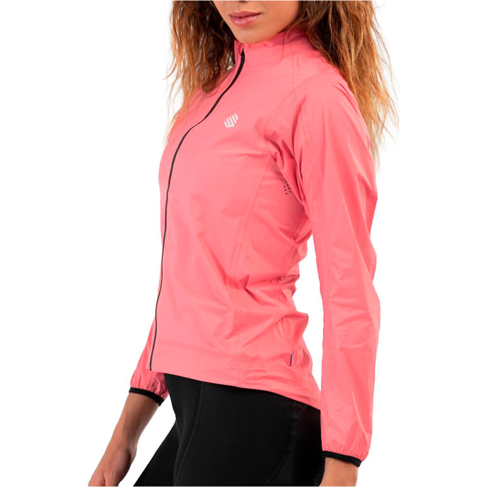 Siroko cortavientos ciclismo mujer J2 Fauniera vista detalle