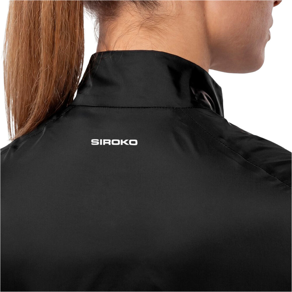 Siroko cortavientos ciclismo mujer J2 Troumouse vista detalle