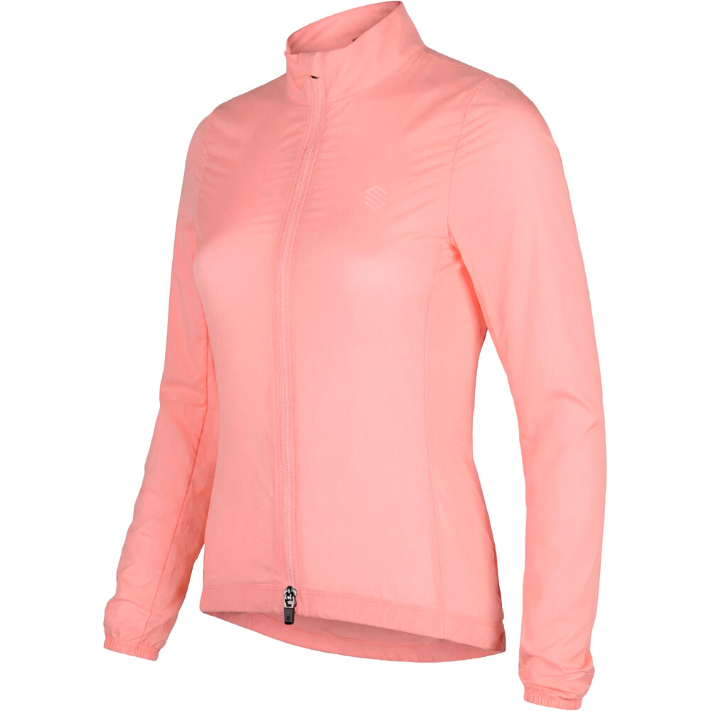 Siroko cortavientos ciclismo mujer J4-W Windbreak Coral 04