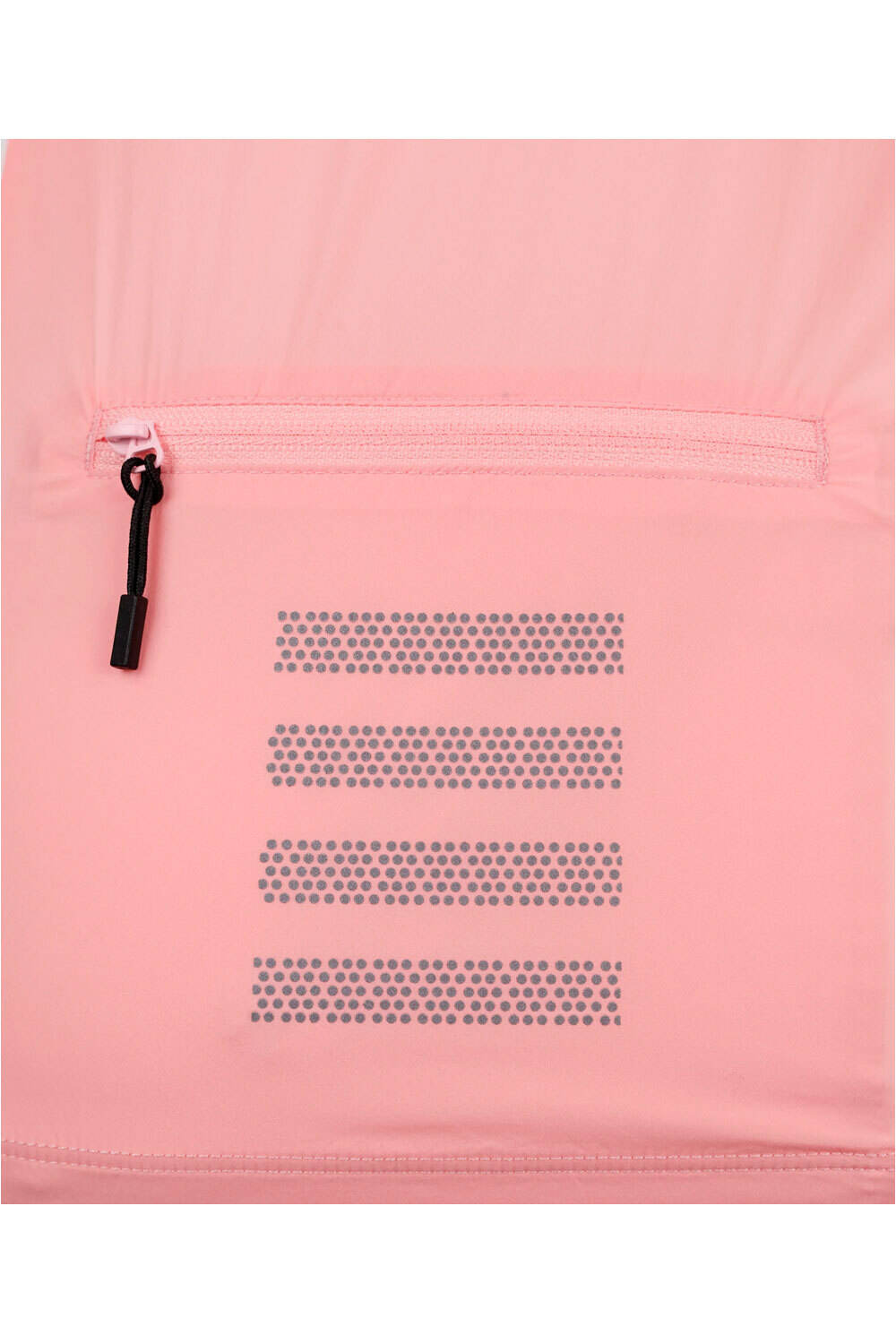 Siroko cortavientos ciclismo mujer J4-W Windbreak Coral vista detalle