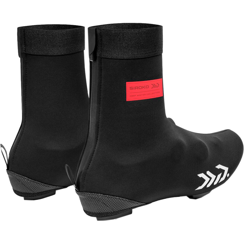 Siroko cubrezapatillas ciclismo DW Fairbank vista trasera