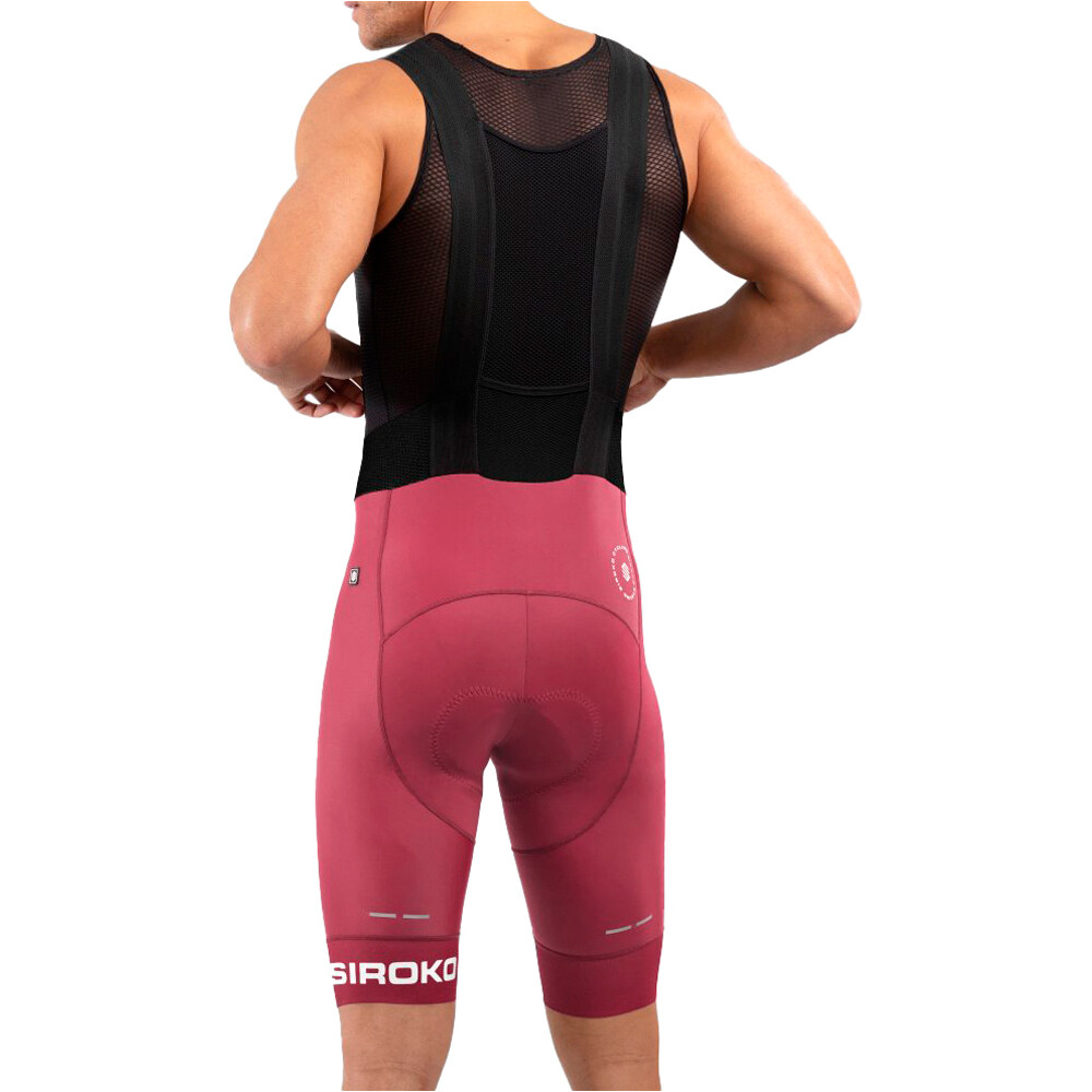 Siroko culotte corto hombre BX Bionaz vista trasera