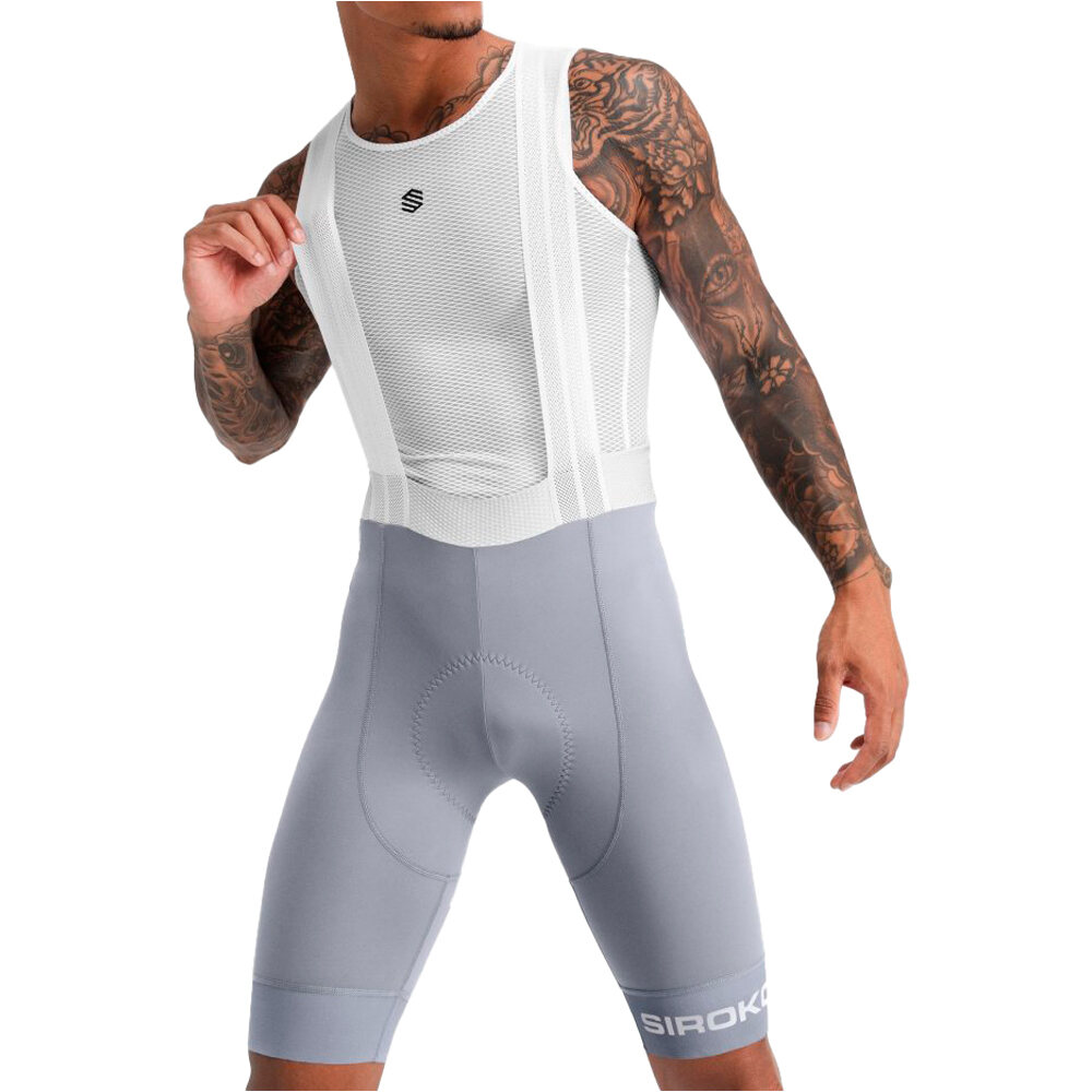 Siroko culotte corto hombre BX Fassa vista frontal