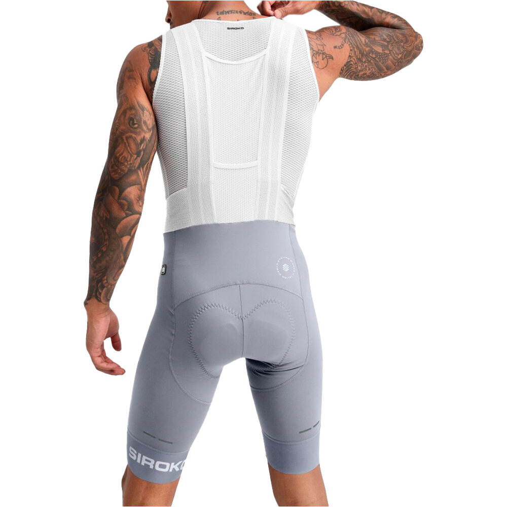 Siroko culotte corto hombre BX Fassa vista trasera