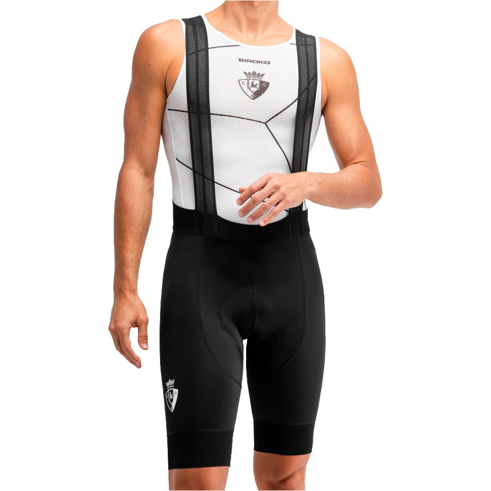 Siroko culotte corto hombre OS BX Pro Luchador Black vista frontal