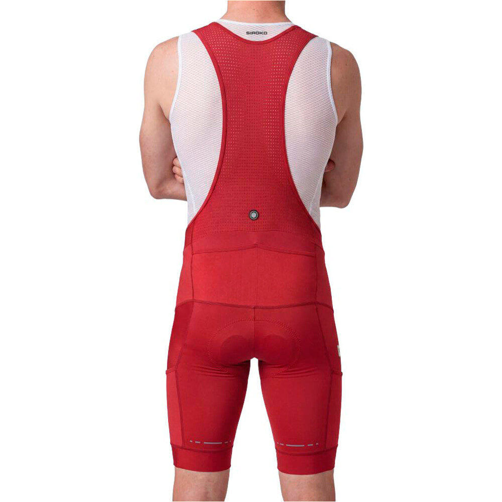 Siroko culotte corto hombre Rocket vista trasera