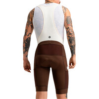 Siroko culotte corto hombre Rugged Brown vista trasera